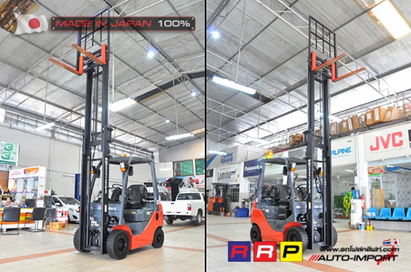 ขายรถโฟล์คลิฟท์มือสอง TOYOTA รุ่น 8FG15-30604 นำเข้าจากประเทศญี่ปุ่น 100\% ไม่เคยใช้งานในไทย