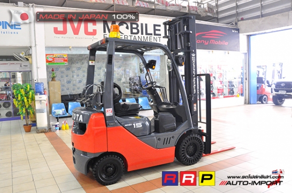 ขายรถโฟล์คลิฟท์มือสอง TOYOTA รุ่น 8FG15-30604 นำเข้าจากประเทศญี่ปุ่น 100\% ไม่เคยใช้งานในไทย ขายรถโฟล์คลิฟท์มือสอง TOYOTA รุ่น 8FG15-30604 นำเข้าจากประเทศญี่ปุ่น 100\% ไม่เคยใช้งานในไทย