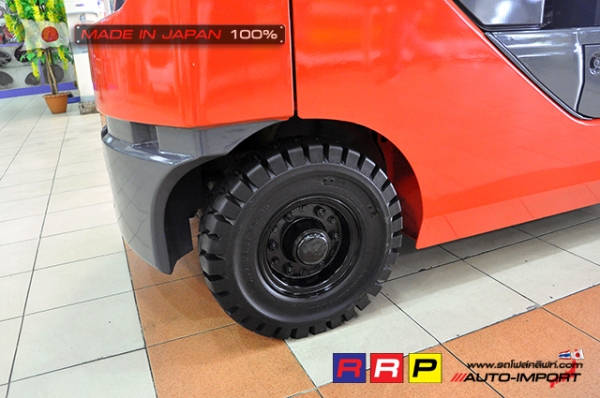 ขายรถโฟล์คลิฟท์มือสอง TOYOTA รุ่น 8FG15-30604 นำเข้าจากประเทศญี่ปุ่น 100\% ไม่เคยใช้งานในไทย