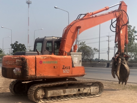 ขายรถขุด HITACHI ZX120 หัวแม่เหล็ก รถนอกนำเข้าเองจากญี่ปุ่น สภาพสวยพร้อมใช้ มีVDOการทำงานครับ