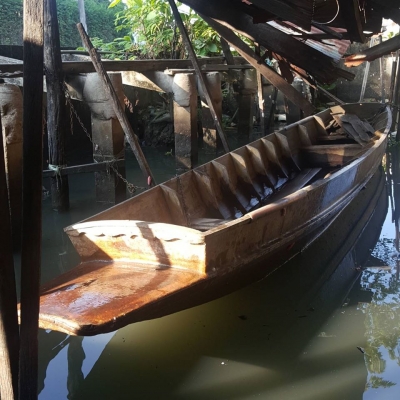 ขายเรือ ไม้สักทอง ทรง อีแปะ ขนาด 10 ศอก