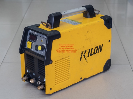 เครื่องเชื่อมอาร์กอน 200 A ยี่ห้อ Rilon รุ่น TIG200S สภาพดี มีสายเชื่อมอาร์กอนและเกย์วัด เครื่องเชื่อมอาร์กอน 200 A ยี่ห้อ Rilon รุ่น TIG200S สภาพดี มีสายเชื่อมอาร์กอนและเกย์วัด