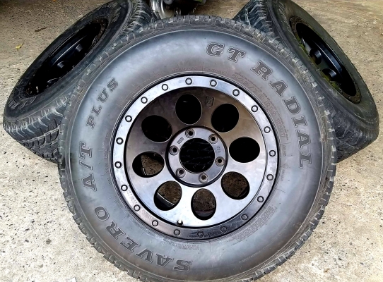 ล้อหยดน้ำ ขอบ16&quot;x9&quot; ออฟ 0 พร้อมยาง AT 265/70/16