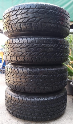 ล้อหยดน้ำ ขอบ16"x9" ออฟ 0 พร้อมยาง AT 265/70/16 ล้อหยดน้ำ ขอบ16"x9" ออฟ 0 พร้อมยาง AT 265/70/16