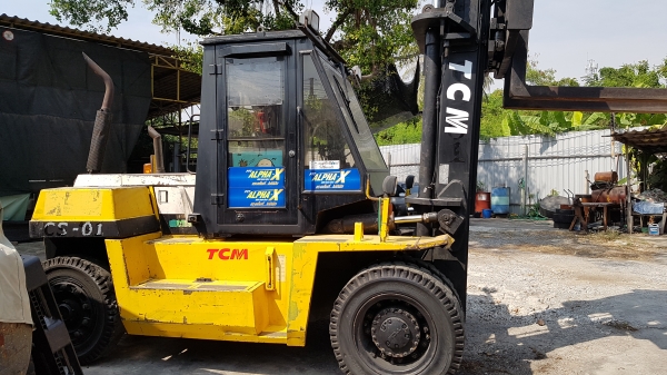 ขายรถยกโฟล์คลิฟท์ TCM ขนาด 11.5 ตัน เสาสูง 3 เมตร ติดตั้งอุปกรณ์พิเศษไซด์ชิฟ (รถนอก ) ญี่ปุ่น ต่อติด 0875571891 นิรุทครับ