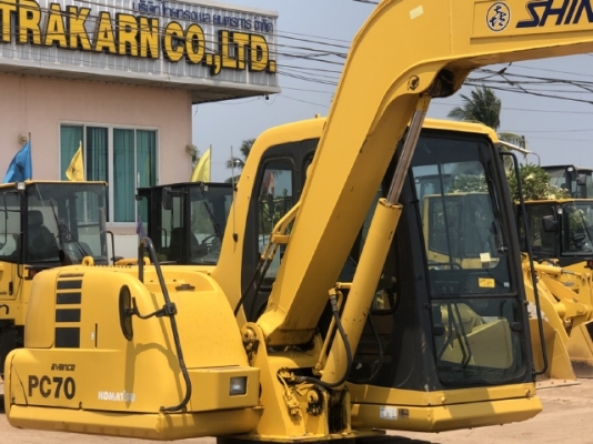 ขายรถขุด KOMATSU PC70-7 รถนอกนำเข้าเองจากญี่ปุ่น สภาพสวยพร้อมใช้ มีVDOการทำงานครับ