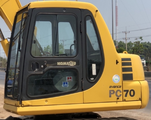ขายรถขุด KOMATSU PC70-7 รถนอกนำเข้าเองจากญี่ปุ่น สภาพสวยพร้อมใช้ มีVDOการทำงานครับ