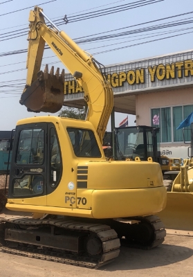 ขายรถขุด KOMATSU PC70-7 รถนอกนำเข้าเองจากญี่ปุ่น สภาพสวยพร้อมใช้ มีVDOการทำงานครับ