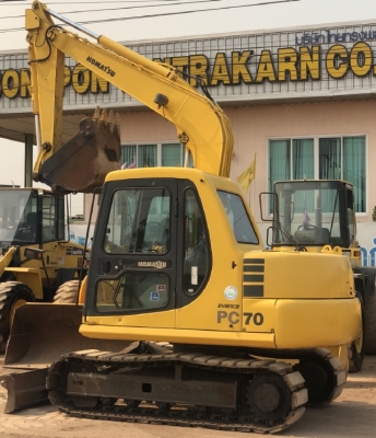 ขายรถขุด KOMATSU PC70-7 รถนอกนำเข้าเองจากญี่ปุ่น สภาพสวยพร้อมใช้ มีVDOการทำงานครับ