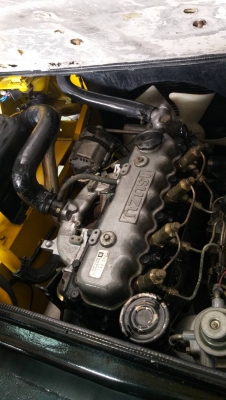 ขายรถฟอร์คลิฟท์  TOYOTA 7FD20 เสาสุง 4.0 เมตร  เกี่ยร์ธรรมดา เครืองยนต์ดีเซล 1DZII