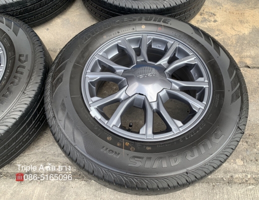 ล้อแม็กป้ายแดง ISUZU X-Series ขอบ 16 รุ่นใหม่ล่าสุด พร้อมยางใหม่ป้ายแดง 215-70-16 Bridgestone ปี 19 สวยกริ๊บ