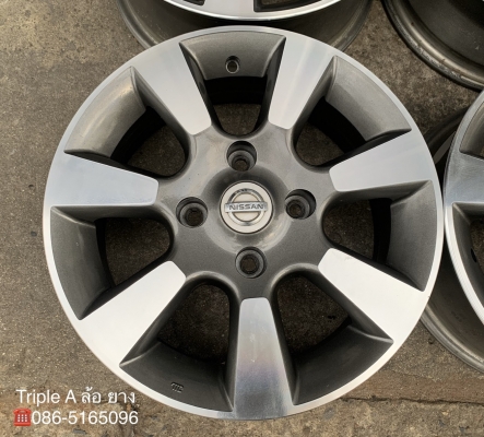 ล้อแม็ก 4รู114 Nissan Tida สีเทาหน้าเงา ขอบ 15 ล้อแม็ก 4รู114 Nissan Tida สีเทาหน้าเงา ขอบ 15