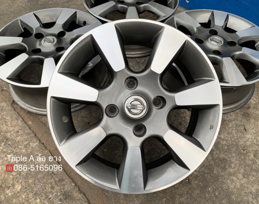 ล้อแม็ก 4รู114 Nissan Tida สีเทาหน้าเงา ขอบ 15 ล้อแม็ก 4รู114 Nissan Tida สีเทาหน้าเงา ขอบ 15