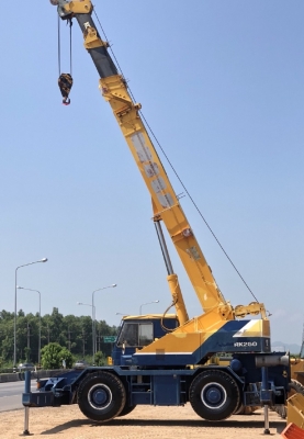 ขายรถเครน KOBELCO RK250 (ขนาด 25 ตัน) นำเข้าเองจากญี่ปุ่น สภาพสวยพร้อมใช้งาน มีVDOการทำงานครับ ขายรถเครน KOBELCO RK250 (ขนาด 25 ตัน) นำเข้าเองจากญี่ปุ่น สภาพสวยพร้อมใช้งาน มีVDOการทำงานครับ