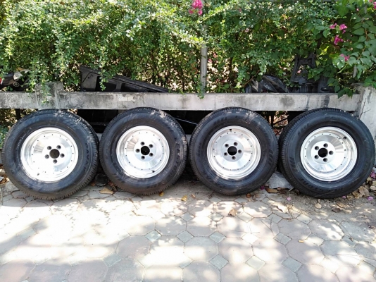 ขายแม็ก Retro 5รู114 ขออบ14 off-32 พร้อมยางใหม่4เส้น
