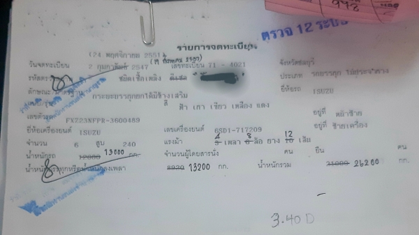 Isusu rocky-R 240 12ล้อ Isusu rocky-R 240 12ล้อ