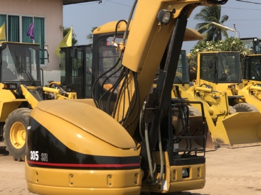 ขายรถขุด CAT 305SR (5,XXX ชั่วโมง) มีลายหัวกระแทก นำเข้าจากญี่ปุ่น สภาพสวยพร้อมใช้งาน มีVDOการทำงานค