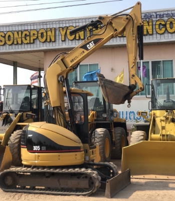 ขายรถขุด CAT 305SR (5,XXX ชั่วโมง) มีลายหัวกระแทก นำเข้าจากญี่ปุ่น สภาพสวยพร้อมใช้งาน มีVDOการทำงานค