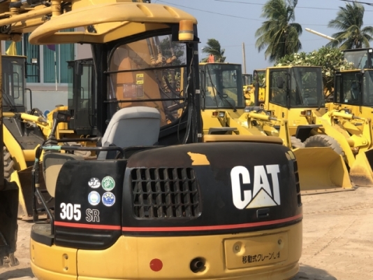 ขายรถขุด CAT 305SR (5,XXX ชั่วโมง) มีลายหัวกระแทก นำเข้าจากญี่ปุ่น สภาพสวยพร้อมใช้งาน มีVDOการทำงานค
