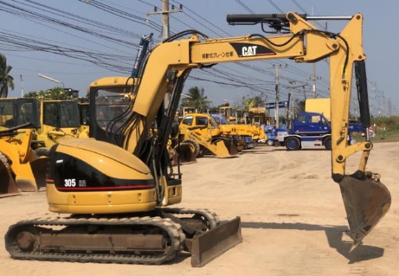 ขายรถขุด CAT 305SR (5,XXX ชั่วโมง) มีลายหัวกระแทก นำเข้าจากญี่ปุ่น สภาพสวยพร้อมใช้งาน มีVDOการทำงานค