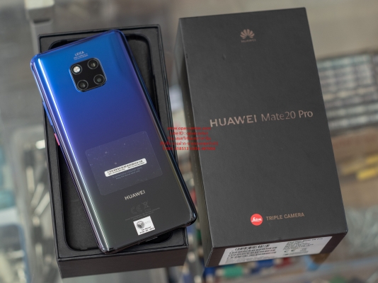 Huawei Mate 20 Pro สีน้ำเงิน สภาพใหม่ ครบกล่อง