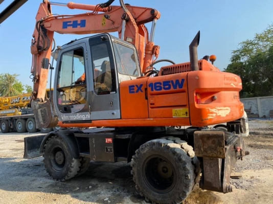 ❇️ขาย 550,000 HITACHI EX165W 2 เพลาไฟฟ้าครบ เครื่องดี ปั๊มแรง เอวแน่น ยางดี แอร์เย็น รถสภาพเก่านอก ร