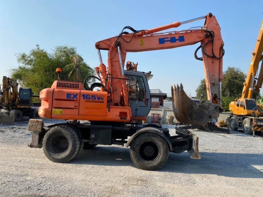 ❇️ขาย 550,000 HITACHI EX165W 2 เพลาไฟฟ้าครบ เครื่องดี ปั๊มแรง เอวแน่น ยางดี แอร์เย็น รถสภาพเก่านอก ร