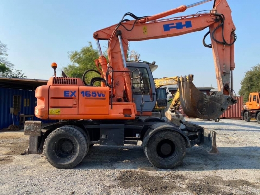 ❇️ขาย 550,000 HITACHI EX165W 2 เพลาไฟฟ้าครบ เครื่องดี ปั๊มแรง เอวแน่น ยางดี แอร์เย็น รถสภาพเก่านอก ร