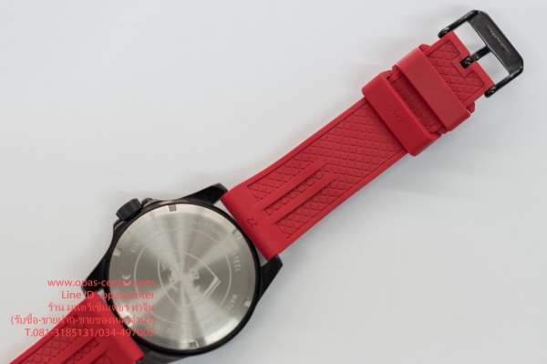นาฬิกา Ferrari รุ่น Scuderia สีดำสายแดง ของแท้ มือสอง สภาพใหม่ ยกกล่อง