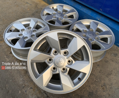 ล้อแม็ก 6รู139 Mitsu Triton ขอบ 16 สภาพสวย