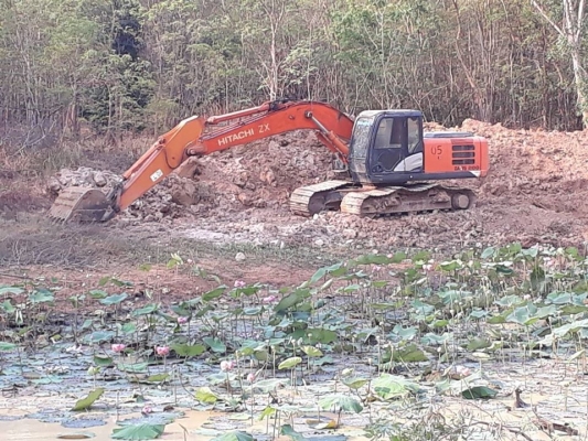 ขายรถขุดแบ็คโคHITACHI ZX-5G ทำงานหมื่นชม. เอกสารครบช่วงล่างดีโซ่ใหม่ พร้อมทำงาน ปกติยกอ้อยลาน