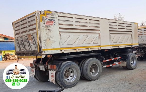 ขายลูกพ่วงสามมิตร 3 เพลาแท้ ดั้มค่อมยาว 6.50 ปลายปี 52 สีเดิมๆพร้อมใช้งาน ราคาคุยกันได้ครับ ขายลูกพ่วงสามมิตร 3 เพลาแท้ ดั้มค่อมยาว 6.50 ปลายปี 52 สีเดิมๆพร้อมใช้งาน ราคาคุยกันได้ครับ