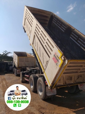 ขายลูกพ่วงสามมิตร 3 เพลาแท้ ดั้มค่อมยาว 6.50 ปลายปี 52 สีเดิมๆพร้อมใช้งาน ราคาคุยกันได้ครับ ขายลูกพ่วงสามมิตร 3 เพลาแท้ ดั้มค่อมยาว 6.50 ปลายปี 52 สีเดิมๆพร้อมใช้งาน ราคาคุยกันได้ครับ