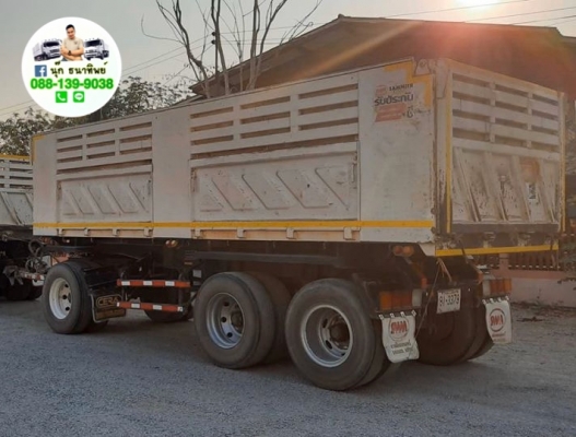 ขายลูกพ่วงสามมิตร 3 เพลาแท้ ดั้มค่อมยาว 6.50 ปลายปี 52 สีเดิมๆพร้อมใช้งาน ราคาคุยกันได้ครับ ขายลูกพ่วงสามมิตร 3 เพลาแท้ ดั้มค่อมยาว 6.50 ปลายปี 52 สีเดิมๆพร้อมใช้งาน ราคาคุยกันได้ครับ