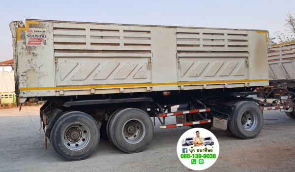 ขายลูกพ่วงสามมิตร 3 เพลาแท้ ดั้มค่อมยาว 6.50 ปลายปี 52 สีเดิมๆพร้อมใช้งาน ราคาคุยกันได้ครับ ขายลูกพ่วงสามมิตร 3 เพลาแท้ ดั้มค่อมยาว 6.50 ปลายปี 52 สีเดิมๆพร้อมใช้งาน ราคาคุยกันได้ครับ