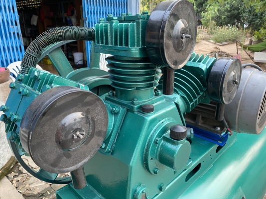 ปั๊มลมไต้หวันแท้ ดูดแน่นๆ 10แรง 520ลิตร สภาพพร้อมใช้