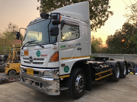 Hino 380 ปี 57 สิบล้อหัวลาก รถสวยเดิมๆ พร้อมใช้งาน