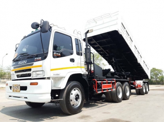 Isuzu 240 แรง ปี 39 เกียร์อิตั้น หัวลากพร้อมหางเซมิดัมพ์ ยาว 8.50 เมตร พร้อมใช้งาน Isuzu 240 แรง ปี 39 เกียร์อิตั้น หัวลากพร้อมหางเซมิดัมพ์ ยาว 8.50 เมตร พร้อมใช้งาน