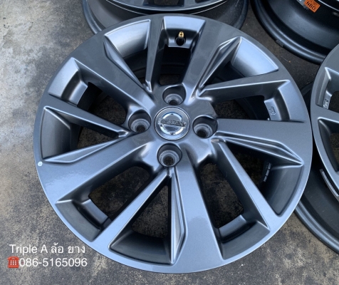 ล้อแม็กป้ายแดง Nissan Almera Sportech ขอบ 15 สภาพสวยกริ๊บ