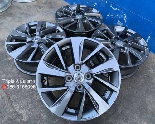 ล้อแม็กป้ายแดง Nissan Almera Sportech ขอบ 15 สภาพสวยกริ๊บ