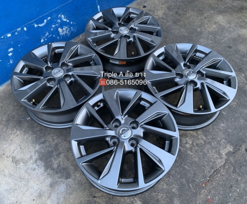 ล้อแม็กป้ายแดง Nissan Almera Sportech ขอบ 15 สภาพสวยกริ๊บ