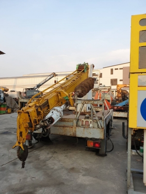 แท่นเครนเจาะ AICHI 904เก่านอก ถอดจากรถ มีคลิปโชว์