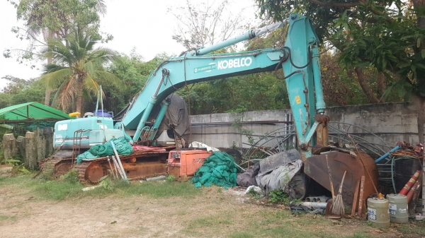 ขาย แบคโฮ KOBELCO Mark 6 Super YN10 เครื่องดี ปั้มดี ไฟฟ้าครบ มีไลน์แย็ก เอกสารใบซื้อขายไม่มีทะเบียน
