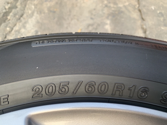 ล้อแม็กป้ายแดง Mazda 3 รุ่นใหม่ล่าสุด ขอบ 16 พร้อมยางป้ายแดง 205-60-16 Yokohama ปี 19 สวยกริ๊บๆ