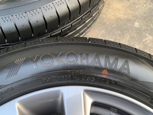 ล้อแม็กป้ายแดง Mazda 3 รุ่นใหม่ล่าสุด ขอบ 16 พร้อมยางป้ายแดง 205-60-16 Yokohama ปี 19 สวยกริ๊บๆ