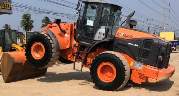 ขายรถตักล้อยาง HITACHI ZW220-5B (เทียบเท่า WA380-7) ปี 2016 นำเข้าเองจากญี่ปุ่น มีVDOการทำงานครับ