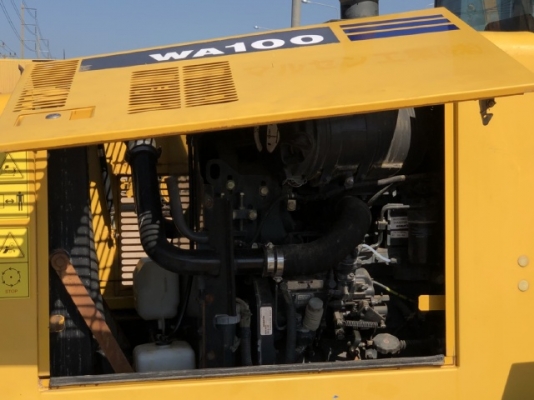 ขายรถตักล้อยาง KOMATSU WA100-5 นำเข้าเองจากญี่ปุ่น สภาพสวยพร้อมใช้งาน มีVDOการทำงานครับ