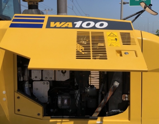 ขายรถตักล้อยาง KOMATSU WA100-7 ปี 2017 นำเข้าเองจากญี่ปุ่น สภาพสวยพร้อมใช้งาน มีVDOการทำงานครับ