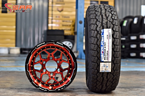PREDATOR PD-31 ขอบ16 + FALKEN 265/70R16 โปรชุดละ 26,800 บาท