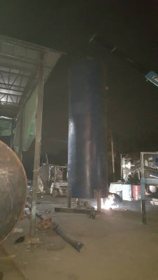 ถังน้ำมันขนาด 16000 ลิตรเหล็กหนา 6 มิลพร้อมใช้